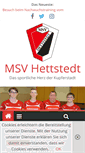 Mobile Screenshot of msvhettstedt.de