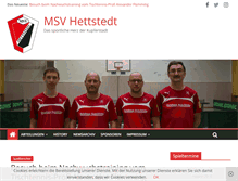 Tablet Screenshot of msvhettstedt.de